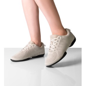 Suny Anna Kern 180 Beige Dames Danssneakers met Splitzool met een perfecte pasvorm