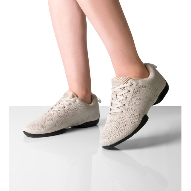 Anna Kern Suny Dance Sneakers Heren – Blauw/wit Suède & Leer | Dansschoenen Met PU-zool & Uitneembare Binnenzool