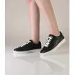 Suny Anna Kern 7010 Comfortabele Zwarte Nappa Leer Sneakers