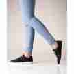 Suny Anna Kern 7010 Comfortabele Zwarte Nappa Leer Sneakers met een perfecte pasvorm