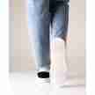 Suny Anna Kern 7015 Suede Zwarte Danssneakers met Volledig Zool en 2 draaipunten