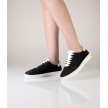 Suny Anna Kern 7015 Suede Zwarte Danssneakers met Volledig Zool met ademende voering Suny Anna Kern 7015 Suede Zwarte Danssneakers met Volledig Zool met ademende voering