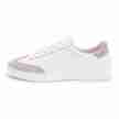 Suny Anna Kern 7020 Suede Wit-Beige Danssneakers met Volledig Zool en Draaipuntenool