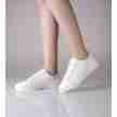 Suny Anna Kern 7025 Witte Nappa Leer Sneakers met volledige zool met een perfecte pasvorm