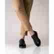 Suny Anna Kern 7030 Zwarte Nappa Leer Sneakers met veters
