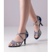 Nueva Epoca Adriana Blauwe latin Dansschoenen voor Dames Nueva Epoca Adriana Blauwe latin Dansschoenen voor Dames