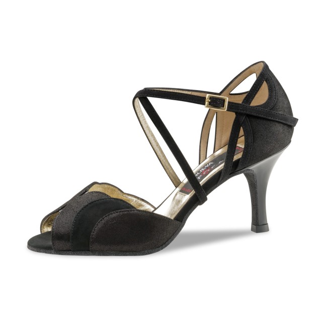 Nueva Epoca Mara Latin Dansschoenen voor Dames met hoge en stabiele hak van 6.5cm