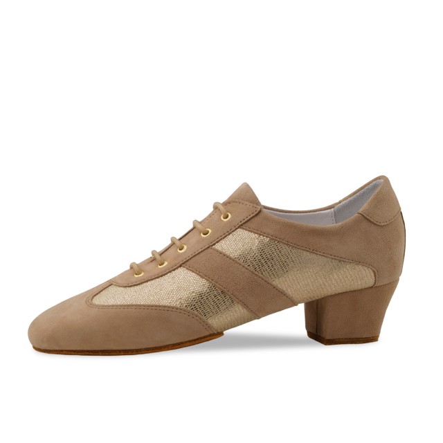 Anna Kern Sandrine Beige dames latin practice dansschoenen