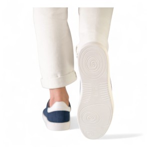 Blauwe heren danssneakers volledige zool Suny Anna Kern 7405