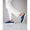 Salsa danssneakers Blauw heren Suny 7405 van suede comfortabele pasvorm Salsa danssneakers Blauw heren Suny 7405 van suede comfortabele pasvorm