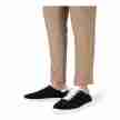 Suny 7415 Suede zwarte Danssneakers heren met spinpoints