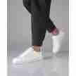 Suny Anna Kern 7425 Witte Nappa Leer Comfortabele Sneakers met volledige zool