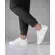 Suny Anna Kern 7425 Witte Nappa Leer Sneakers met volledige zool voor dames en heren