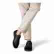 Suny Anna Kern 7430 Zwarte Nappa Leer Sneakers met volledige zool Ademend en zacht binnenwerk