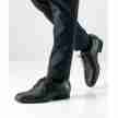 Werner-Kern-Brescia-Extra-Brede-zwart-nappa-Leer-Heren-dansschoenen met 2cm hak