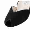 Werner Kern Fatima zwarte dames dansschoenen met een suede zool