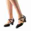 Werner Kern Debby dames dansschoenen vrijdansen social dans brede hak 4,5 cm comfort