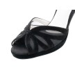 Anna Kern 930-80 Ivette dames latinschoenen met open teen en vleugels zwart Anna Kern 930-80 Ivette dames latinschoenen met open teen en vleugels zwart