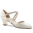 Werner Kern Felice dames dansschoenen van wit Satijn met Ergonomisch voetbed en 45 mm hakje Werner Kern Felice dames dansschoenen van wit Satijn met Ergonomisch voetbed en 45 mm hakje