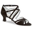 Werner Kern Eva dames dansschoenen met dubbele Kruisbandjes zwarte suede 55 mm hak Werner Kern Eva dames dansschoenen met dubbele Kruisbandjes zwarte suede 55 mm hak