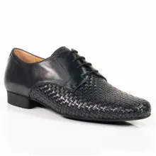 Werner Kern 28018 Como Heren dansschoenen met gevlochten Leer - zwart nappa Leer