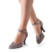 Werner Kern Betty multicolor brokaat glitter dansschoenen zwart 6,5 cm hak Werner Kern Betty multicolor brokaat glitter dansschoenen zwart 6,5 cm hak