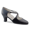 Werner Kern Gilian zwarte dames dansschoenen met kruisbandjes op de wreef en comfort voetbed Werner Kern Gilian zwarte dames dansschoenen met kruisbandjes op de wreef en comfort voetbed