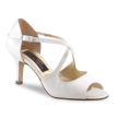 Nueva Epoca Mable Wit Satijn Dansschoen Bruidsschoen 6 cm hak Nueva Epoca Mable Wit Satijn Dansschoen Bruidsschoen 6 cm hak