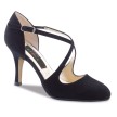 Nueva Epoca Tanja Dansschoen Dames zwart dichte neus suede Nueva Epoca Tanja Dansschoen Dames zwart dichte neus suede