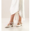 Werner Kern Gala comfortabele dansschoenen als bruidsschoenen verven satijn wit Werner Kern Gala comfortabele dansschoenen als bruidsschoenen verven satijn wit