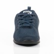 Blauwe lage danssneakers voor dames met veters Blauwe lage danssneakers voor dames met veters