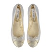 Werner Kern Gea ballerina's voor dames zilver met goud