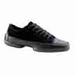Suny Anna Kern 145 Dames Zwarte Nappa-Nubbuk Danssneakers met Splitzool