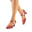 Werner Kern Patty Rood ballroom dansschoenen dichte teen tango 5,5 cm hak Werner Kern Patty Rood ballroom dansschoenen dichte teen tango 5,5 cm hak