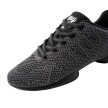 Suny 150 zwart-grijs Dames Latin Danssneakers van mesh goed ventilerend Suny 150 zwart-grijs Dames Latin Danssneakers van mesh goed ventilerend